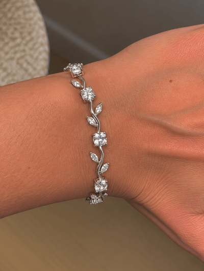 Bracelet Pétales Argent
