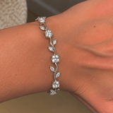 Bracelet Pétales Argent - Maison Ampère