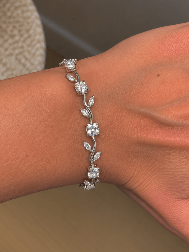 Bracelet Pétales Argent - Maison Ampère