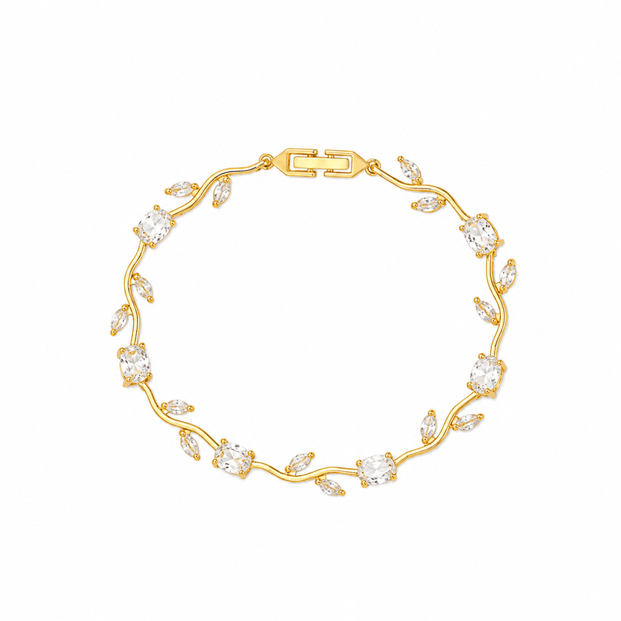 Bracelet Pétales Dorées - Maison Ampère