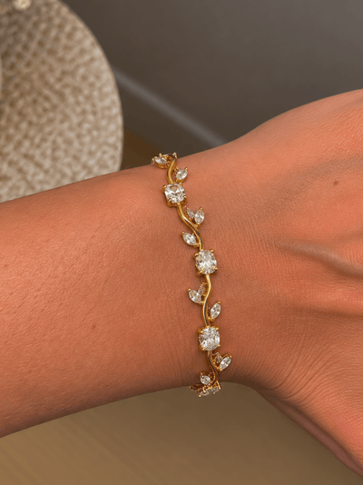 Bracelet Pétales Dorées