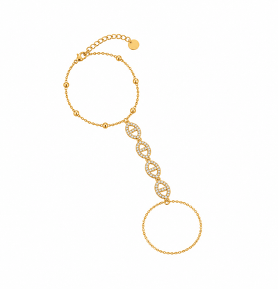 Chaîne de main Maille Marine